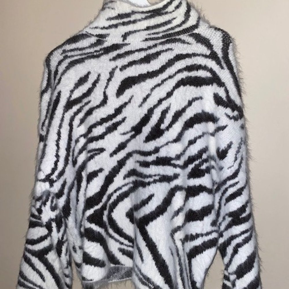 Zebra sweater two-piece